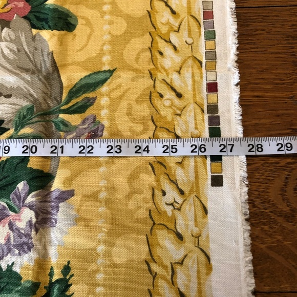 Designer Fabric Sample/Nina Campbell for Osborne & Little/Linen & Cotton/26”x26” - Picture 3 of 9